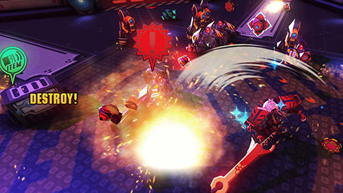 Gameplay of the Smashing the battle for Android phone or tablet.