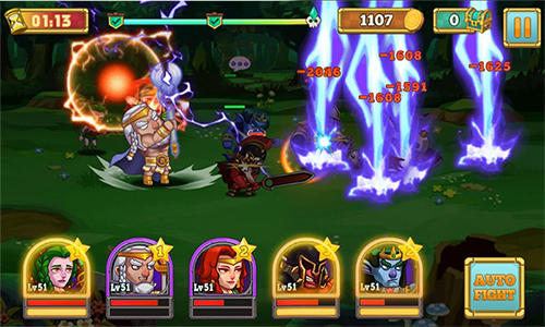 Gameplay of the Smashy Olympus for Android phone or tablet.