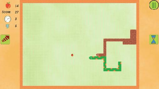Gameplay of the Snake arena for Android phone or tablet.