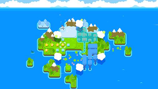 Gameplay of the Snakebird for Android phone or tablet.