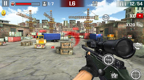 Sniper shoot fire war - Android game screenshots.