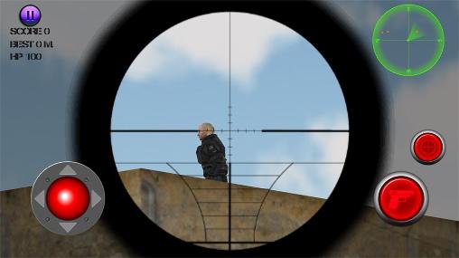 Gameplay of the Sniper SWAT FPS for Android phone or tablet.