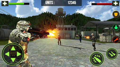 Gameplay of the Sniper warrior assassin 3D for Android phone or tablet.