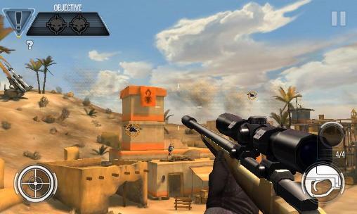 Gameplay of the Sniper X: Kill confirmed for Android phone or tablet.