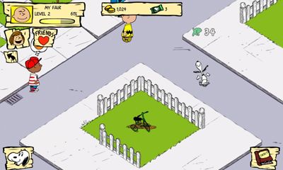 Gameplay of the Snoopy's Street Fair for Android phone or tablet.