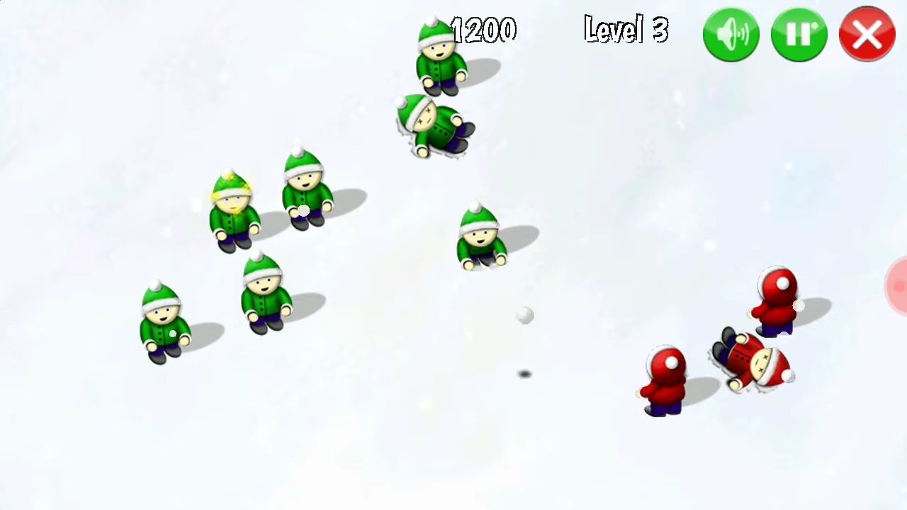 Snowball Fighters - Winter Snowball Game - Android game screenshots.