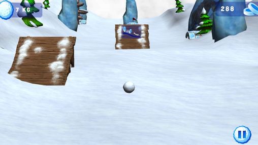Gameplay of the Snowball effect for Android phone or tablet.