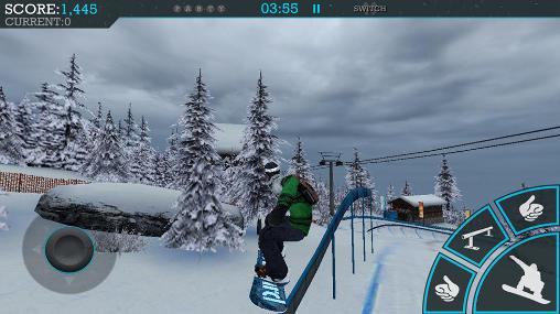 Gameplay of the Snowboard party 2 for Android phone or tablet.