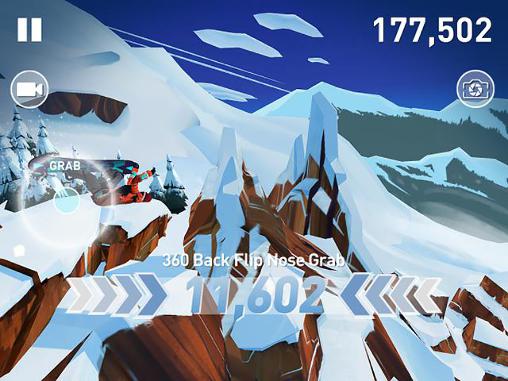 Gameplay of the Snowboarding: The fourth phase for Android phone or tablet.