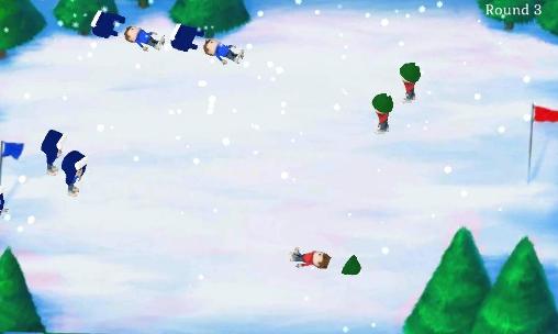 Gameplay of the Snowcraft: Winter battle for Android phone or tablet.