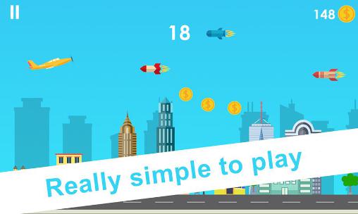 Gameplay of the Soaring plane for Android phone or tablet.