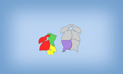 Gameplay of the Kids Shape Puzzle for Android phone or tablet.