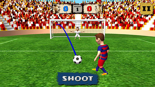 Soccer duel - Android game screenshots.