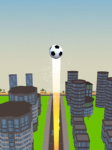 Soccer kick ball - Android game screenshots.