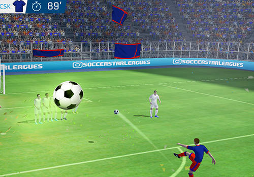 Soccer star 2019: Top leagues - Android game screenshots.