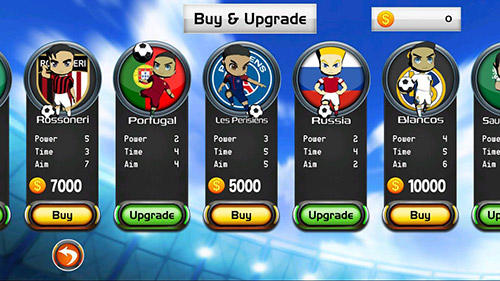 Soccer world cap - Android game screenshots.