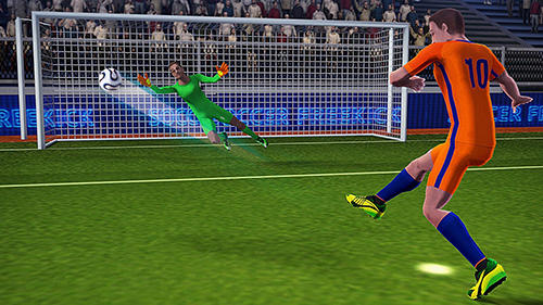 Soccer world league freekick - Android game screenshots.