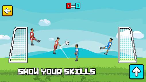 Gameplay of the Soccer dive for Android phone or tablet.