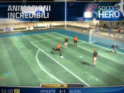 Gameplay of the Soccer hero for Android phone or tablet.