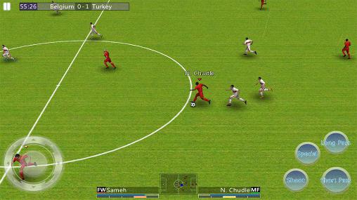 Gameplay of the Soccer king for Android phone or tablet.