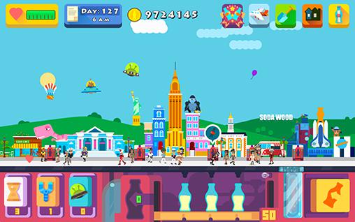 Gameplay of the Soda world: Your soda inc for Android phone or tablet.