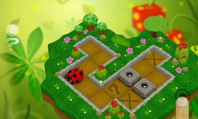 Gameplay of the Sokoban Garden 3D for Android phone or tablet.