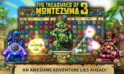 Gameplay of the The Treasures of Montezuma 3 for Android phone or tablet.