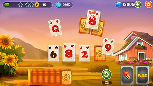 Solitaire idle farm - Android game screenshots.