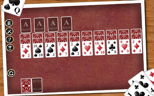 Gameplay of the Solitaire collection for Android phone or tablet.