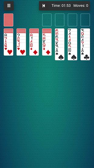 Gameplay of the Solitaire kingdom: 18 games for Android phone or tablet.