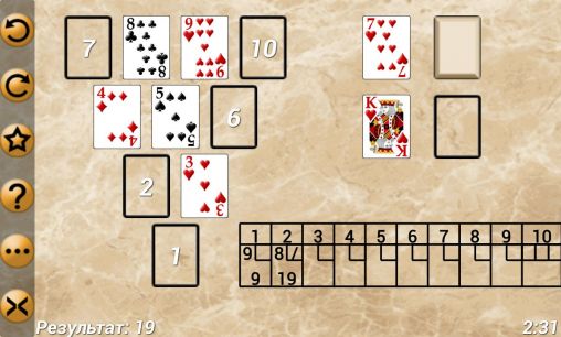 Gameplay of the Solitaire megapack for Android phone or tablet.