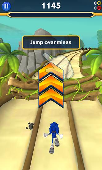 Gameplay of the Sonic dash 2: Sonic boom for Android phone or tablet.