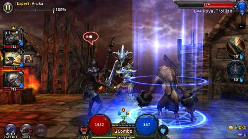 Gameplay of the Soul taker: Face of fatal blow for Android phone or tablet.
