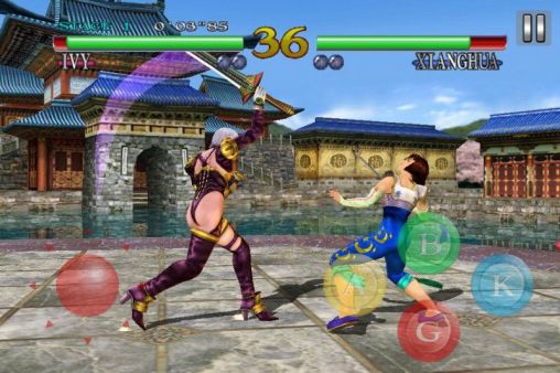 Gameplay of the Soulcalibur for Android phone or tablet.