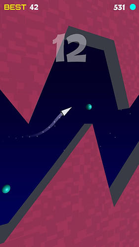 Space wave - Android game screenshots.