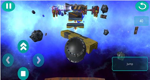 Gameplay of the Space ball for Android phone or tablet.