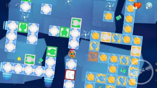 Gameplay of the Space kitty: Puzzle for Android phone or tablet.