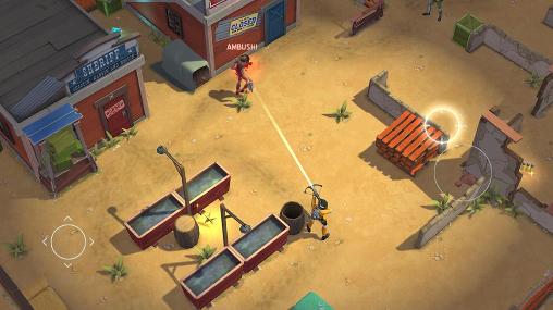 Gameplay of the Space marshals for Android phone or tablet.