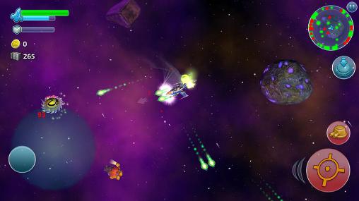 Gameplay of the Space miner: Wars for Android phone or tablet.