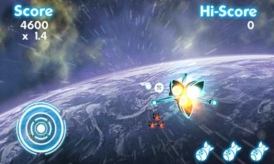 Gameplay of the Space Wars 3D for Android phone or tablet.