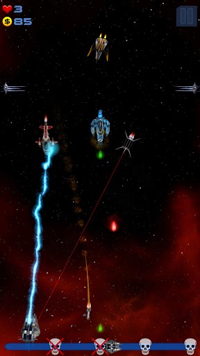 Gameplay of the Spaceborn for Android phone or tablet.
