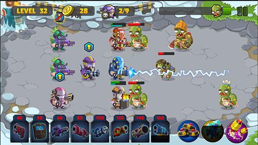 Gameplay of the Special squad vs zombies for Android phone or tablet.
