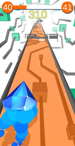 Speed iceboat - Android game screenshots.