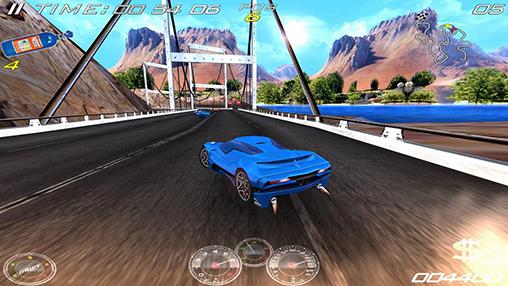 Gameplay of the Speed racing ultimate 5: The outcome for Android phone or tablet.