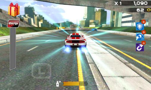 Gameplay of the Speed rival: Crazy turbo racing for Android phone or tablet.