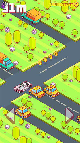 Speedy car: Endless rush - Android game screenshots.