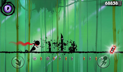 Gameplay of the Speedy ninja for Android phone or tablet.