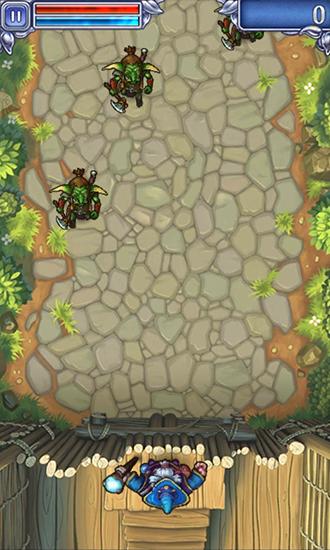 Gameplay of the Spell gate: Tower defense for Android phone or tablet.