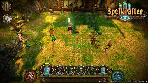 Gameplay of the Spellcrafter: The path of magic for Android phone or tablet.