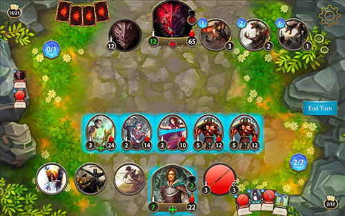 Spellsword cards: Demontide - Android game screenshots.